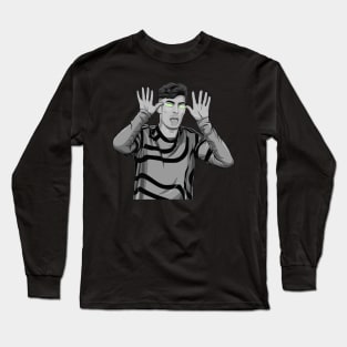 Kai Havertz Black and White Version. Long Sleeve T-Shirt